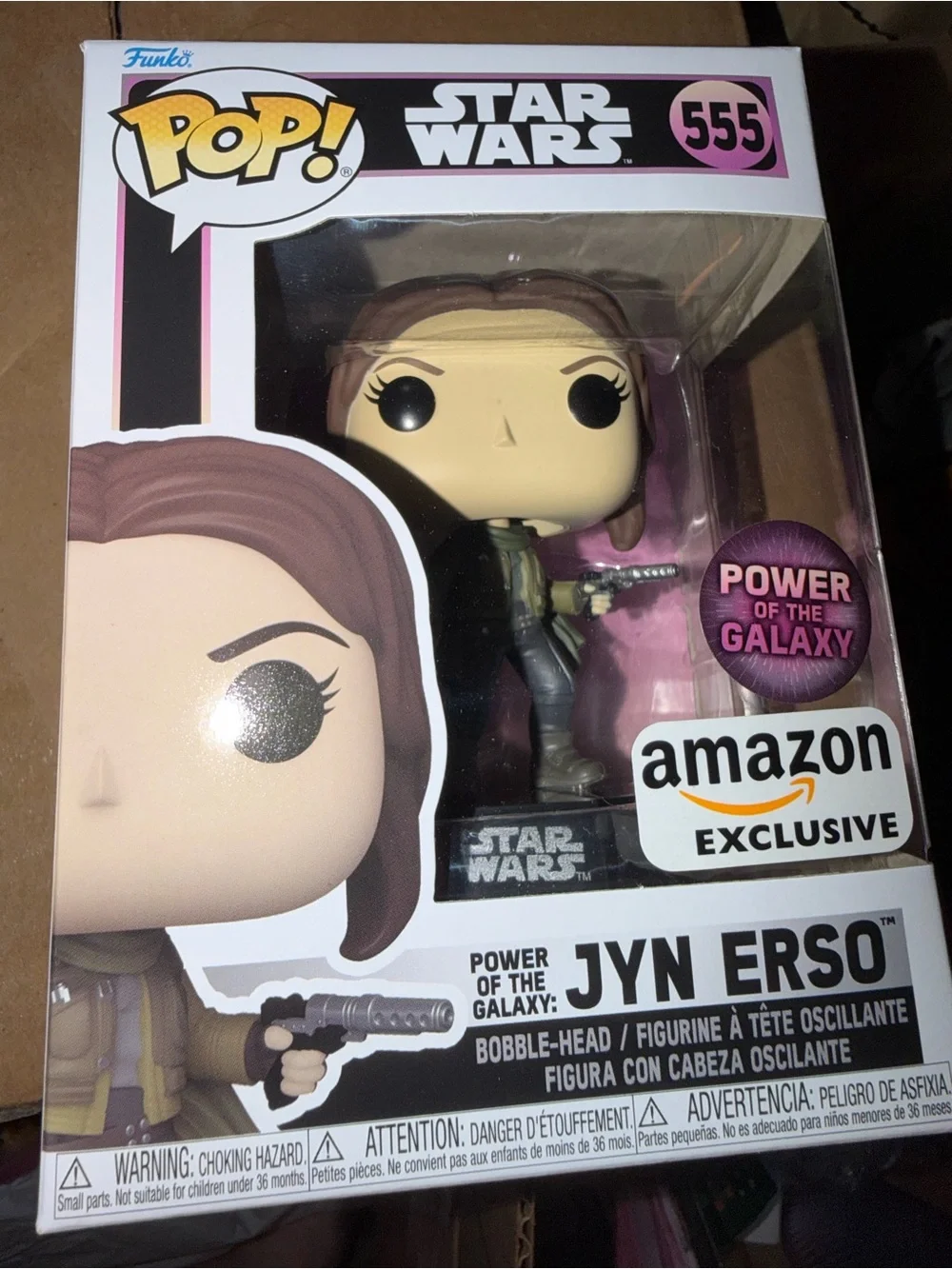 Funko Pop Star Wars Jyn Erso #555 Power of the Galaxy Amazon Exclusive